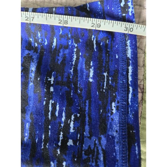 Women's Weatherproof 32 Degrees COOL Size XL Exercise Yoga Leggings Blue Pocket - Picture 6 of 6